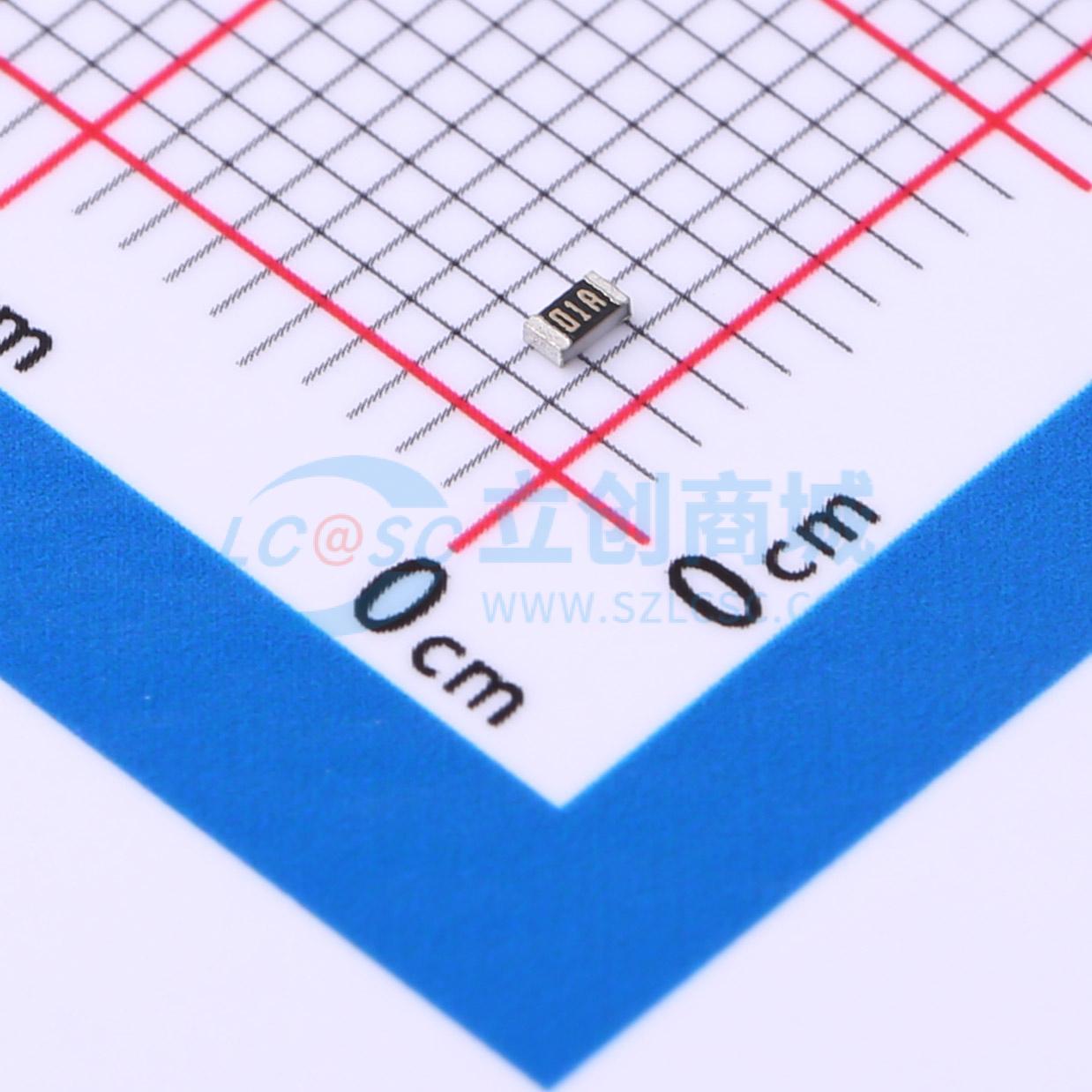 点击查看大图 HoARG0603-1/10W-100R-0.1%-TCR25实物图
