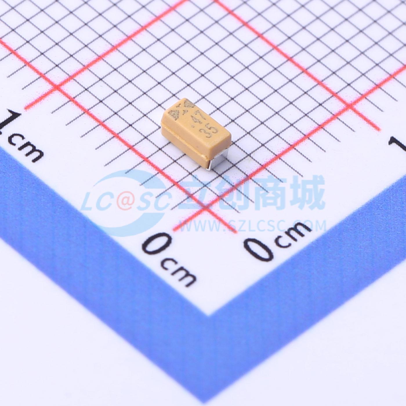 CA45A-A-35V-0.47UF-K实物图