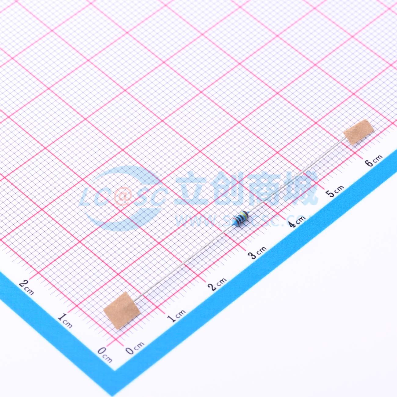 点击查看大图 MF1/8W-2M±1%-OT52实物图