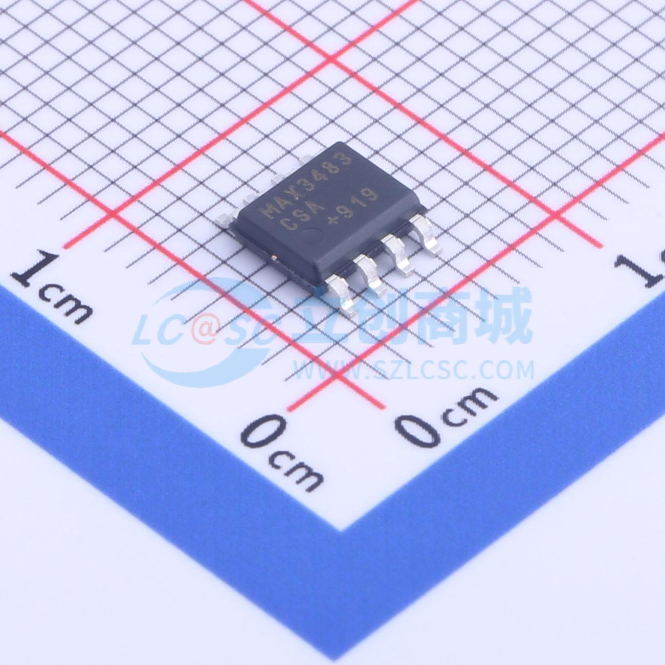 点击查看大图 MAX3483CSA+T实物图