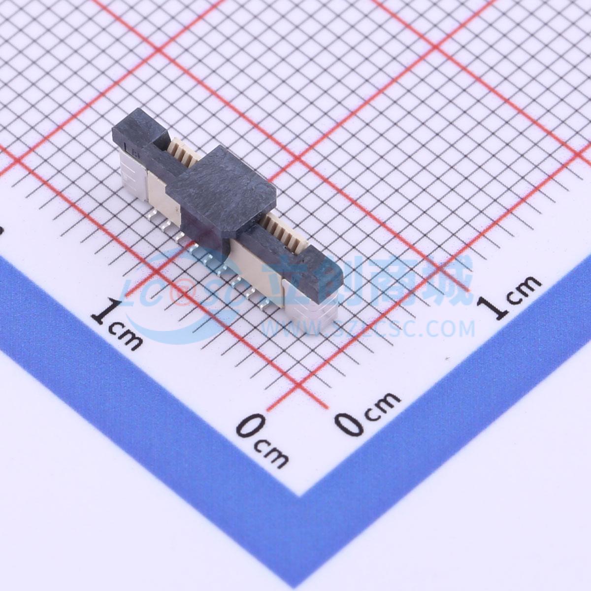 点击查看大图 KH-FPC0.5-H5.0-18P-LTQB实物图