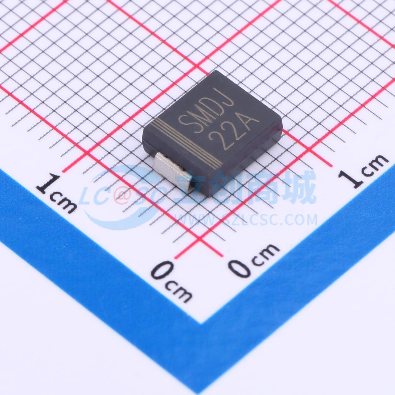 点击查看大图 SMDJ22A实物图