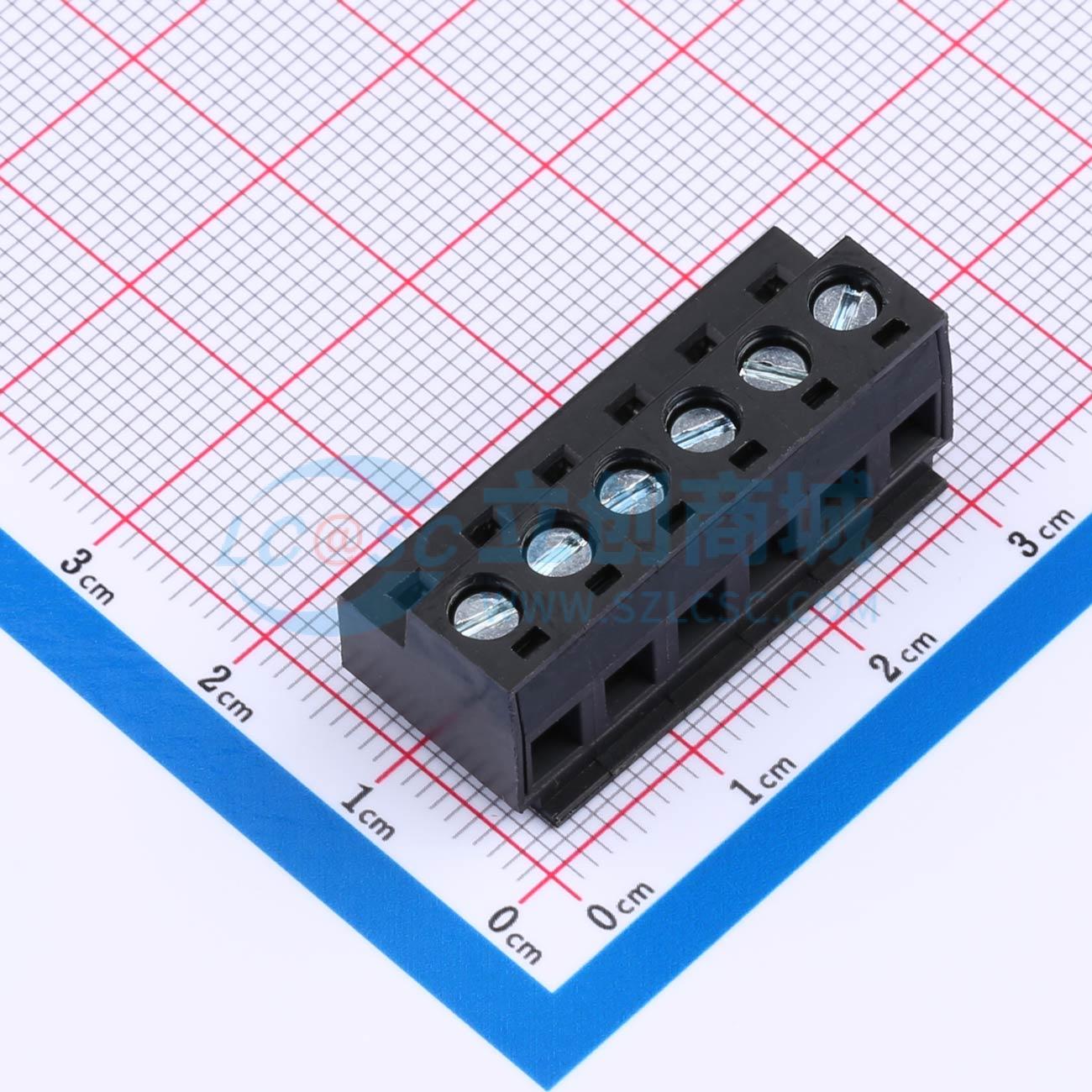 DB331K-5.0-6P-BK-S实物图