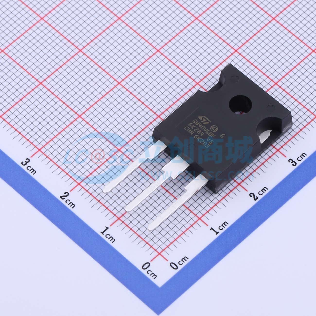 点击查看大图 STGW40V60F实物图