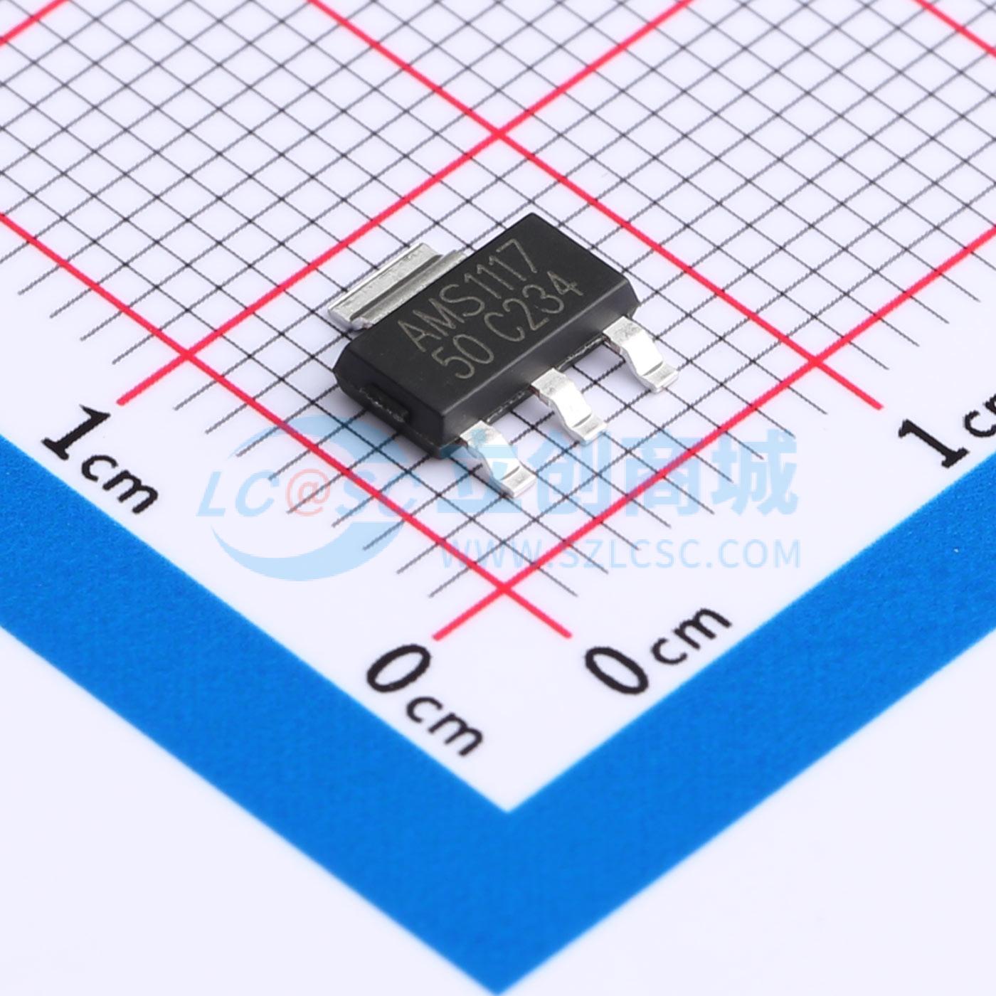 点击查看大图 AMS1117-5.0实物图