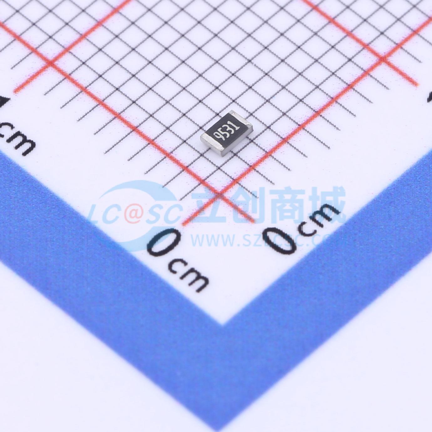 点击查看大图 SCR0805F9K53实物图