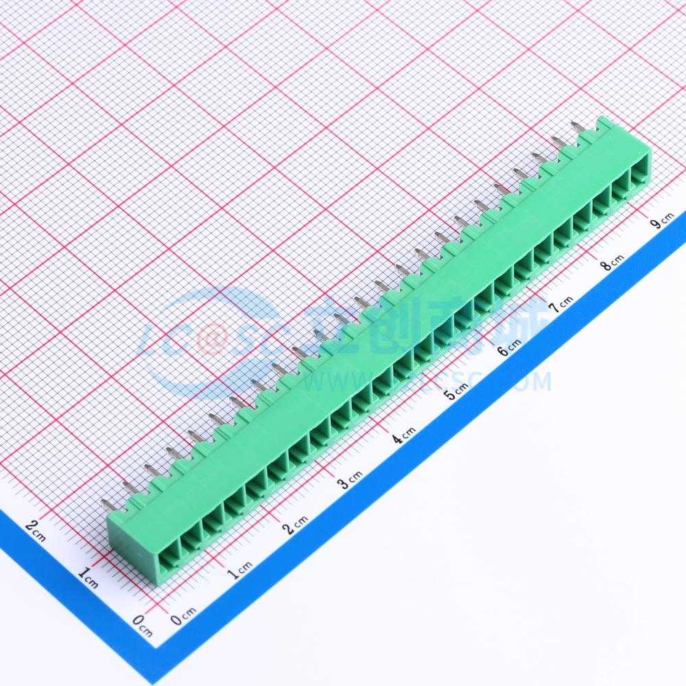 点击查看大图 MX15EDGVC-3.81-24P-GN01-Cu-A实物图