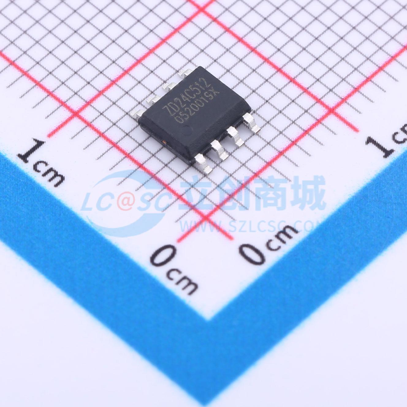 点击查看大图 ZD24C512A-SSGMT实物图