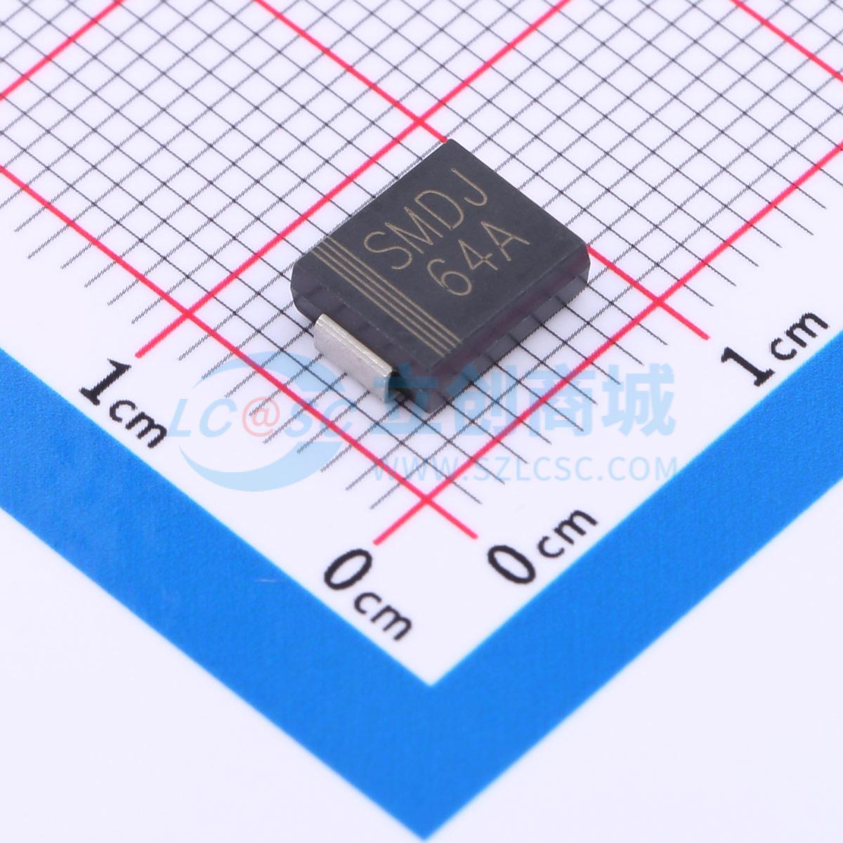 点击查看大图 SMDJ64A实物图