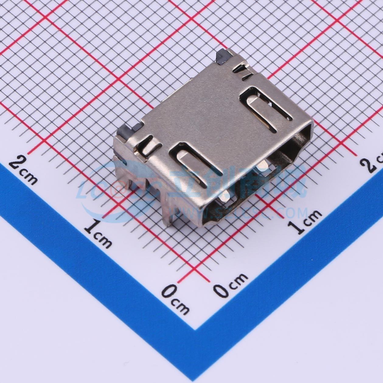 点击查看大图 KH-HDMI-0005A-SMT实物图