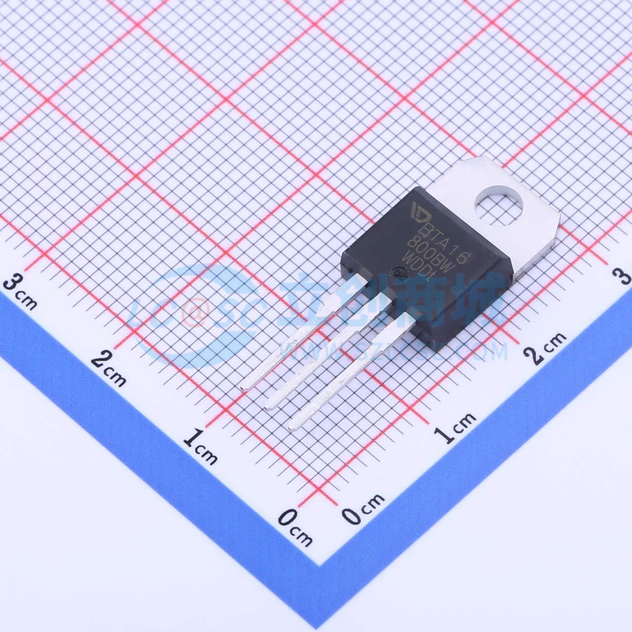 点击查看大图 BTA16-800BW实物图