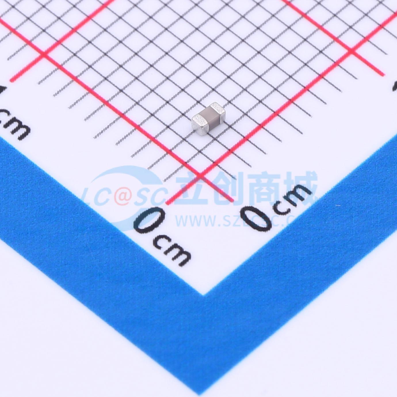 点击查看大图 FCC0603N101J500CT实物图