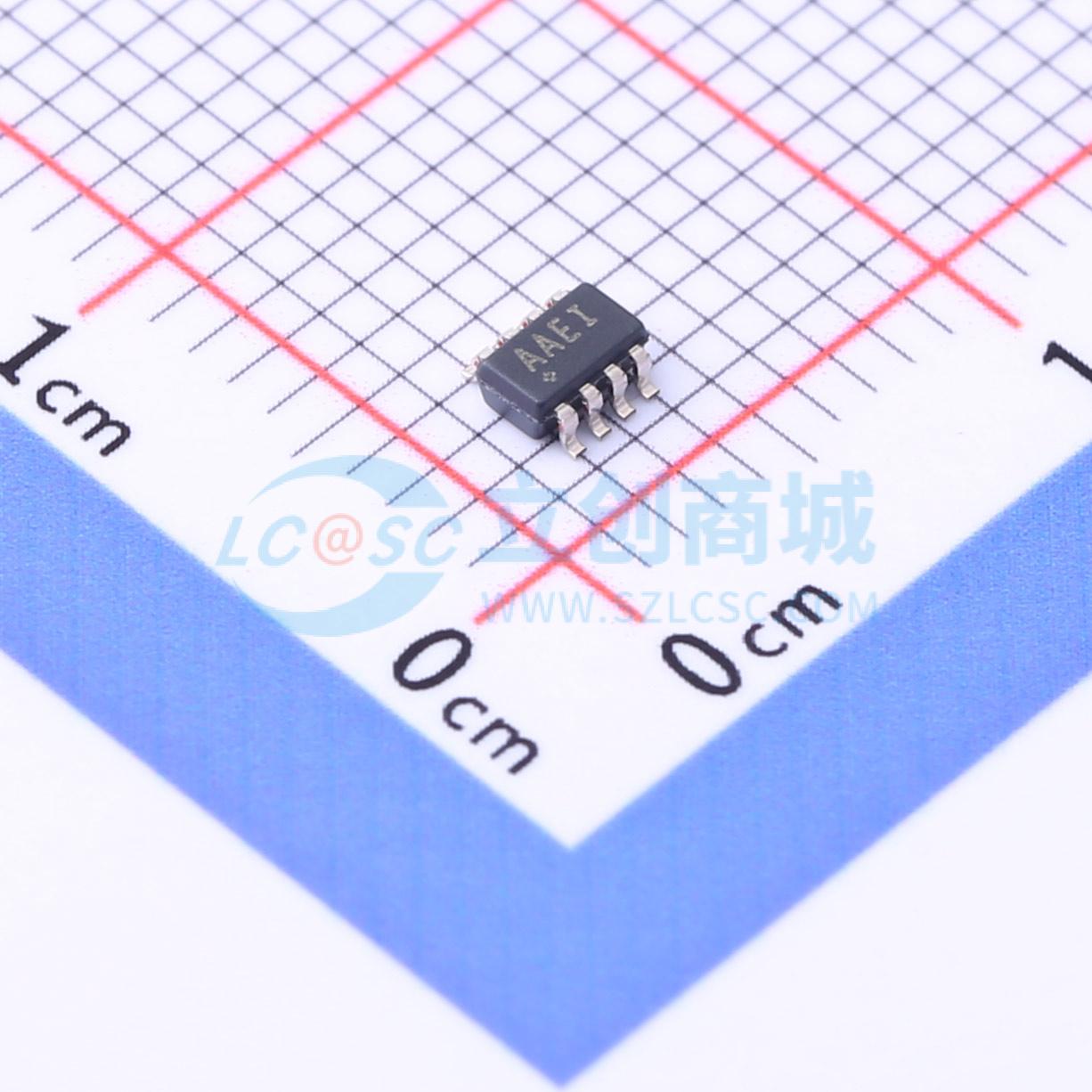 点击查看大图 MAX4564EKA+T实物图