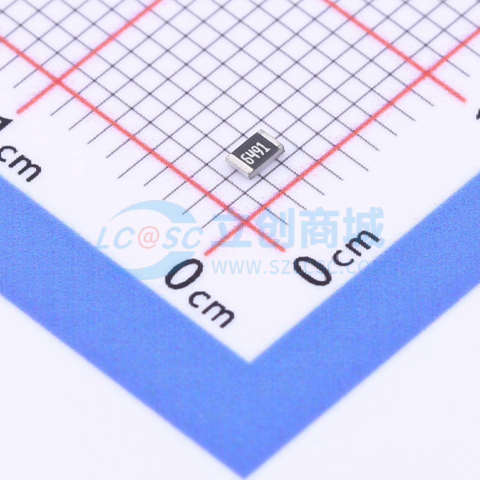 点击查看大图 SCR0805F6K49实物图
