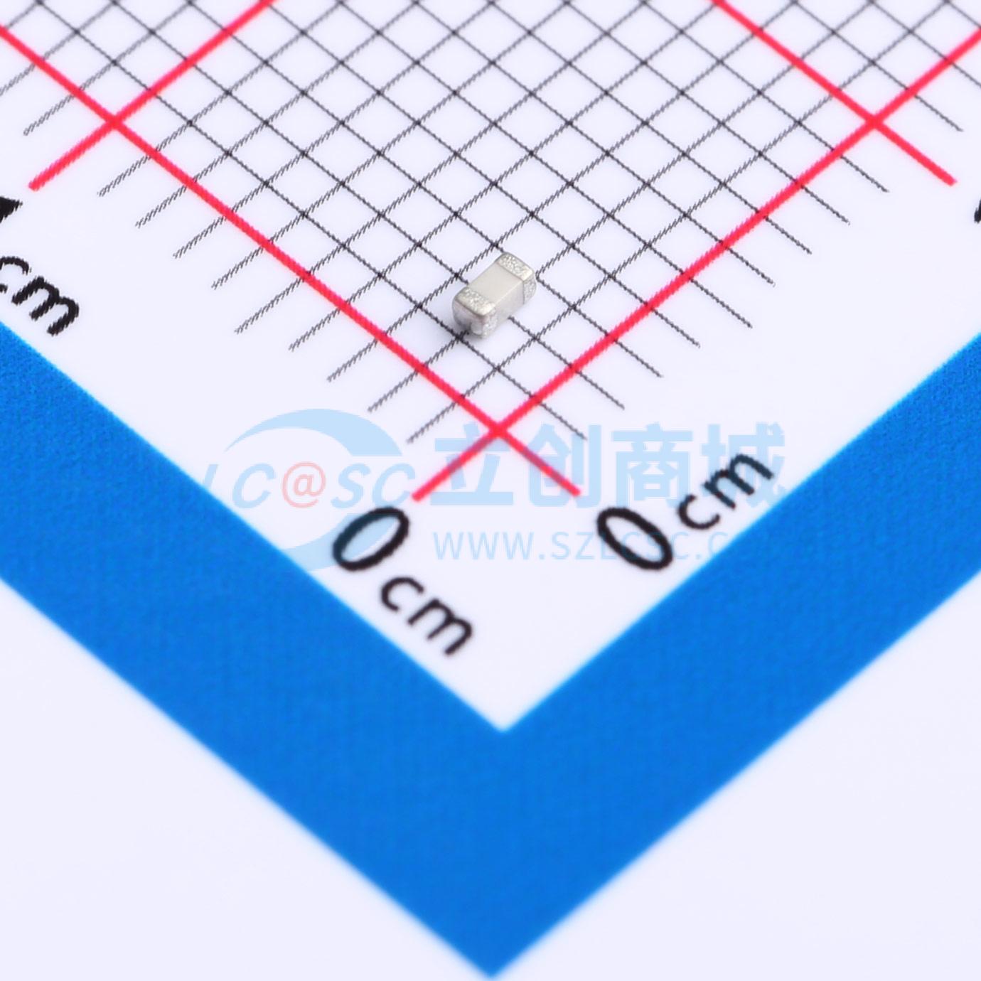 点击查看大图 CC0603KRNPO9BN680实物图