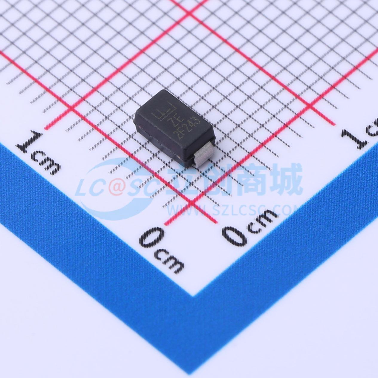 点击查看大图 SMAJ54CA实物图