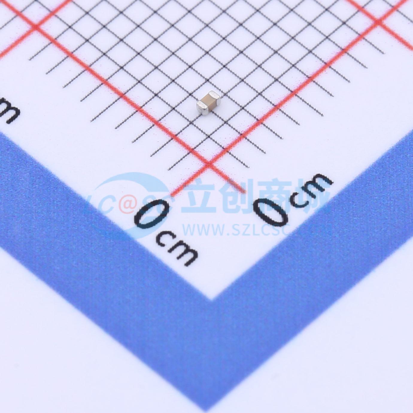 点击查看大图 0402B103K250CT-C实物图