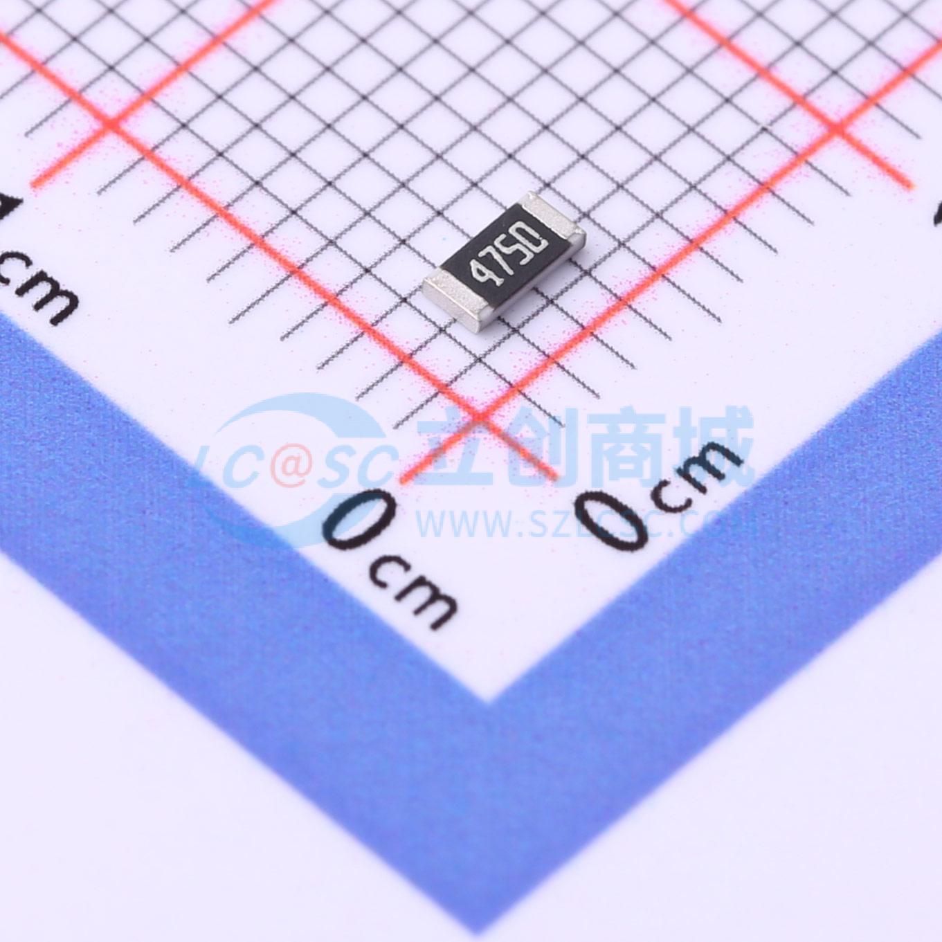 点击查看大图 CR1206F44750G实物图