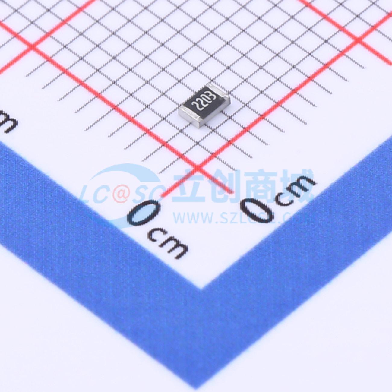 点击查看大图 0805 ±1% 220K实物图