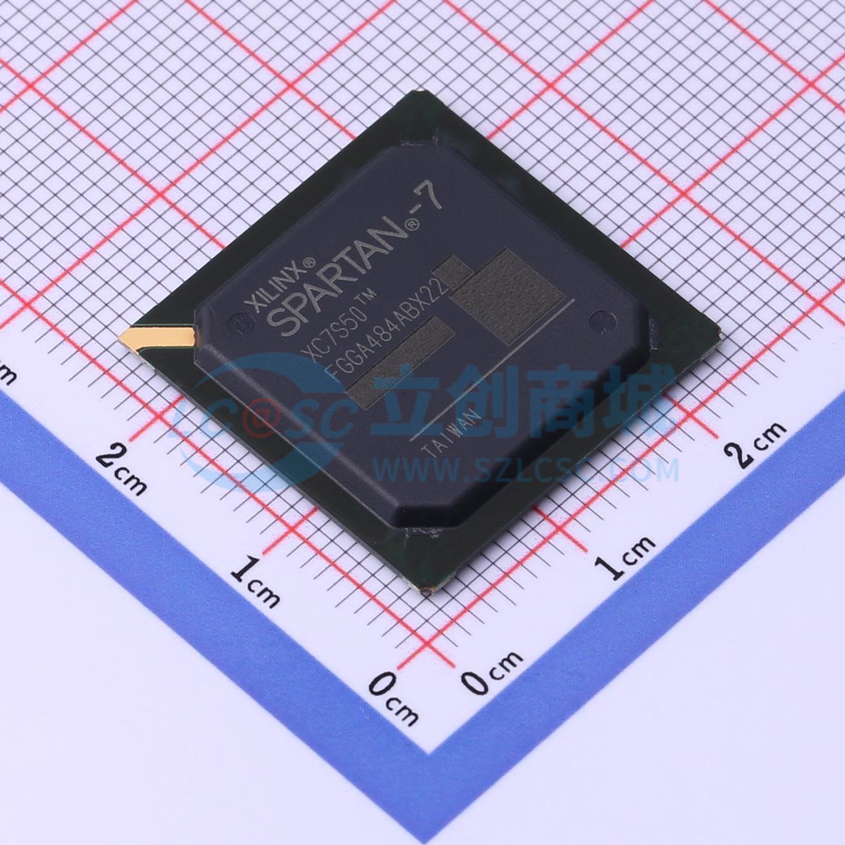 点击查看大图 XC7S50-1FGGA484I实物图