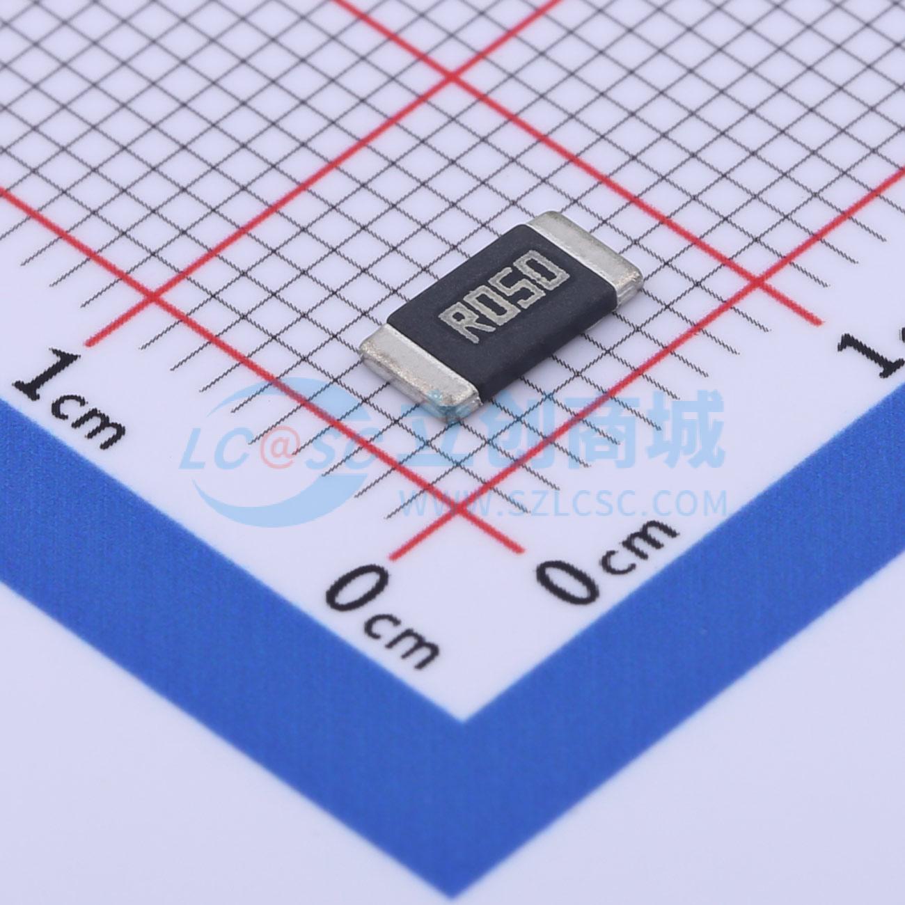 点击查看大图 HoLR2512-50mR-2%实物图