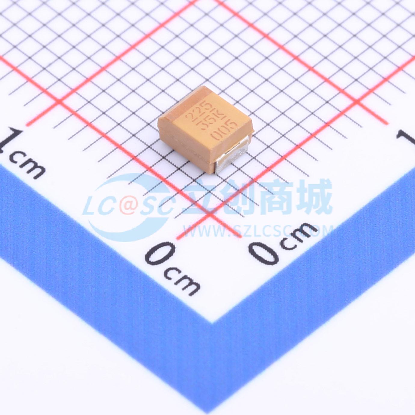 点击查看大图 T491B225M016AT实物图