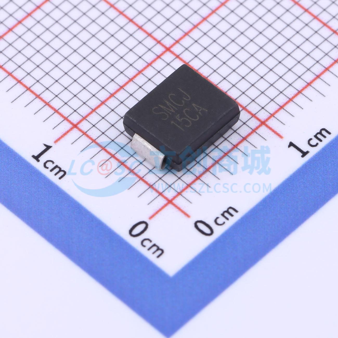 点击查看大图 SMCJ15CA实物图