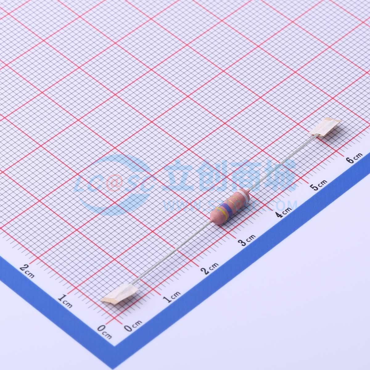 点击查看大图 FR1WS4.7Ω±5% T实物图