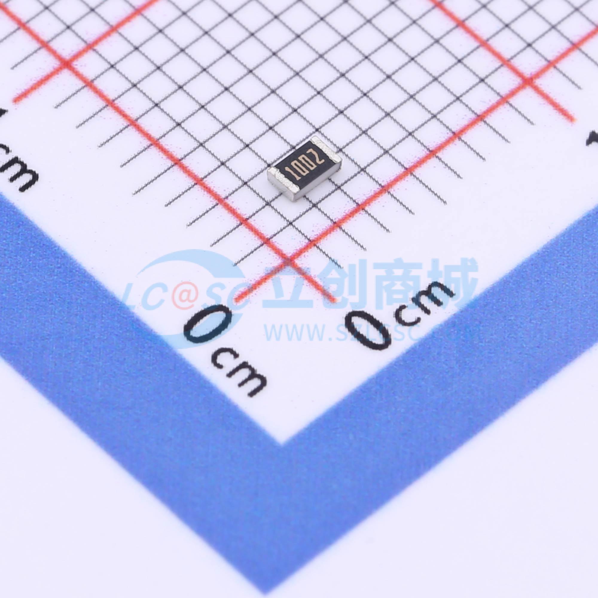 点击查看大图 HoAR0805-1/8W-10KR-1%-TCR25实物图