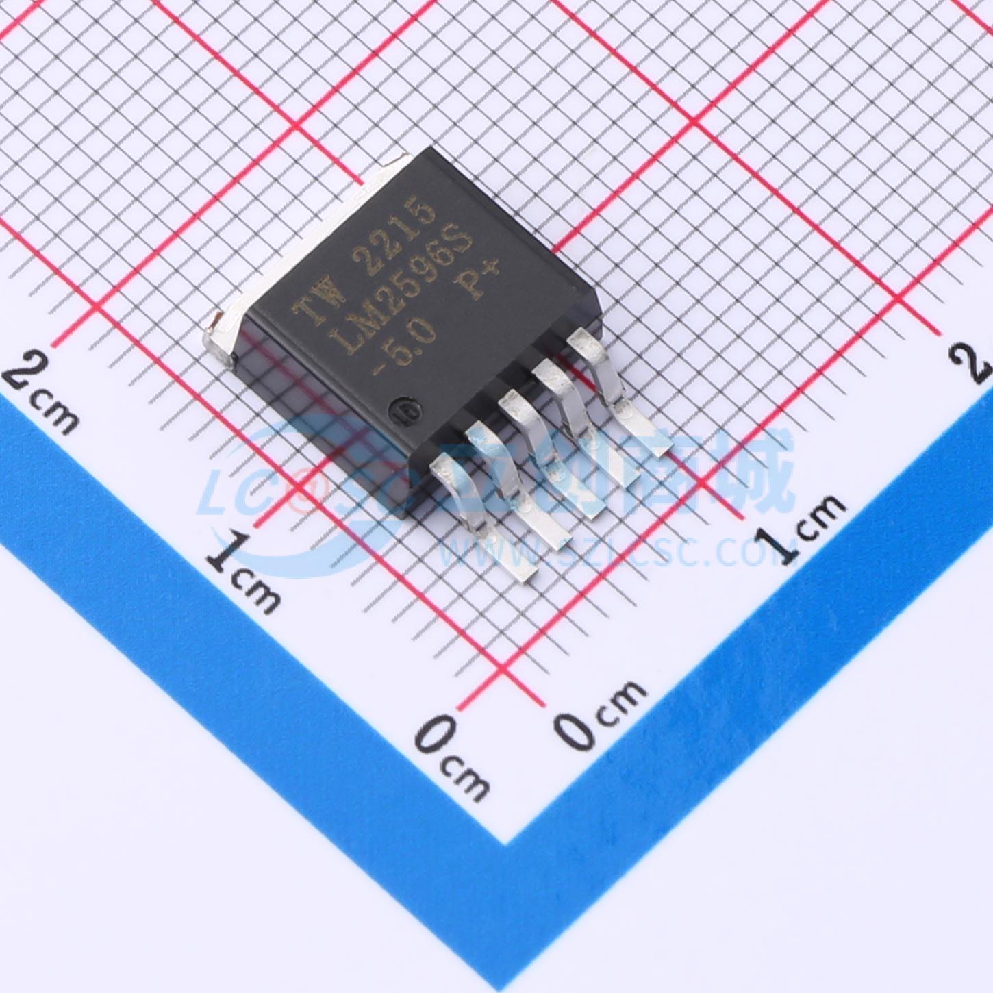 点击查看大图 LM2596S-5.0实物图