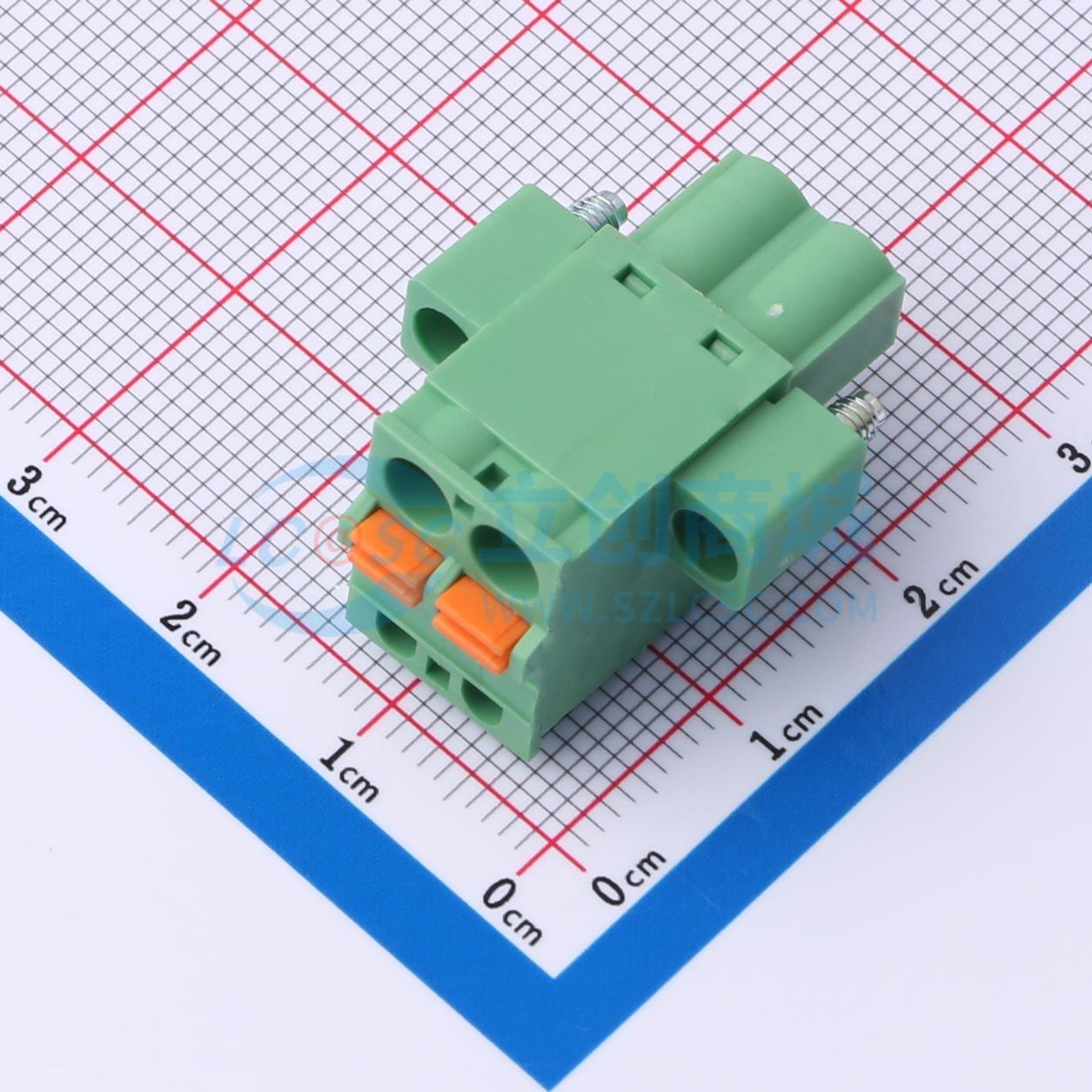 点击查看大图 DB2EKDM-5.08-2P-GN实物图