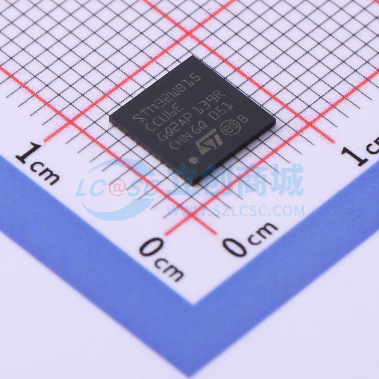 STM32WB15CCU6E实物图