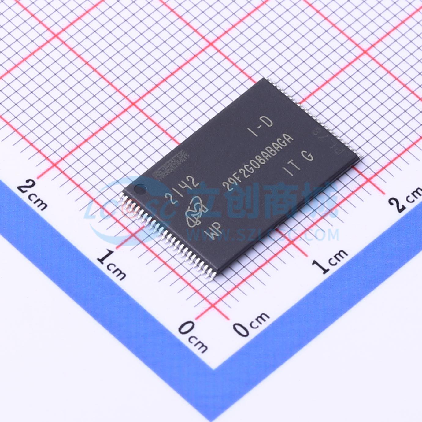 点击查看大图 MT29F2G08ABAGAWP-IT:G实物图
