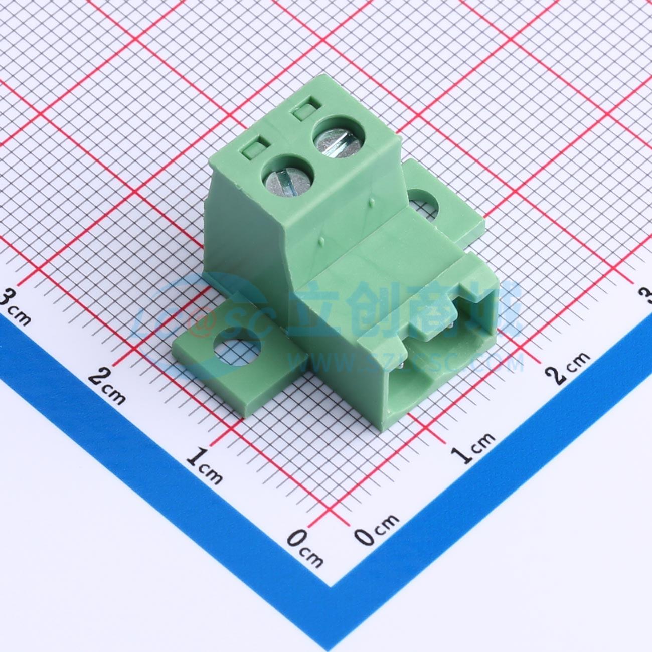 点击查看大图 DB2EKRN-5.08-2P-GN-S实物图