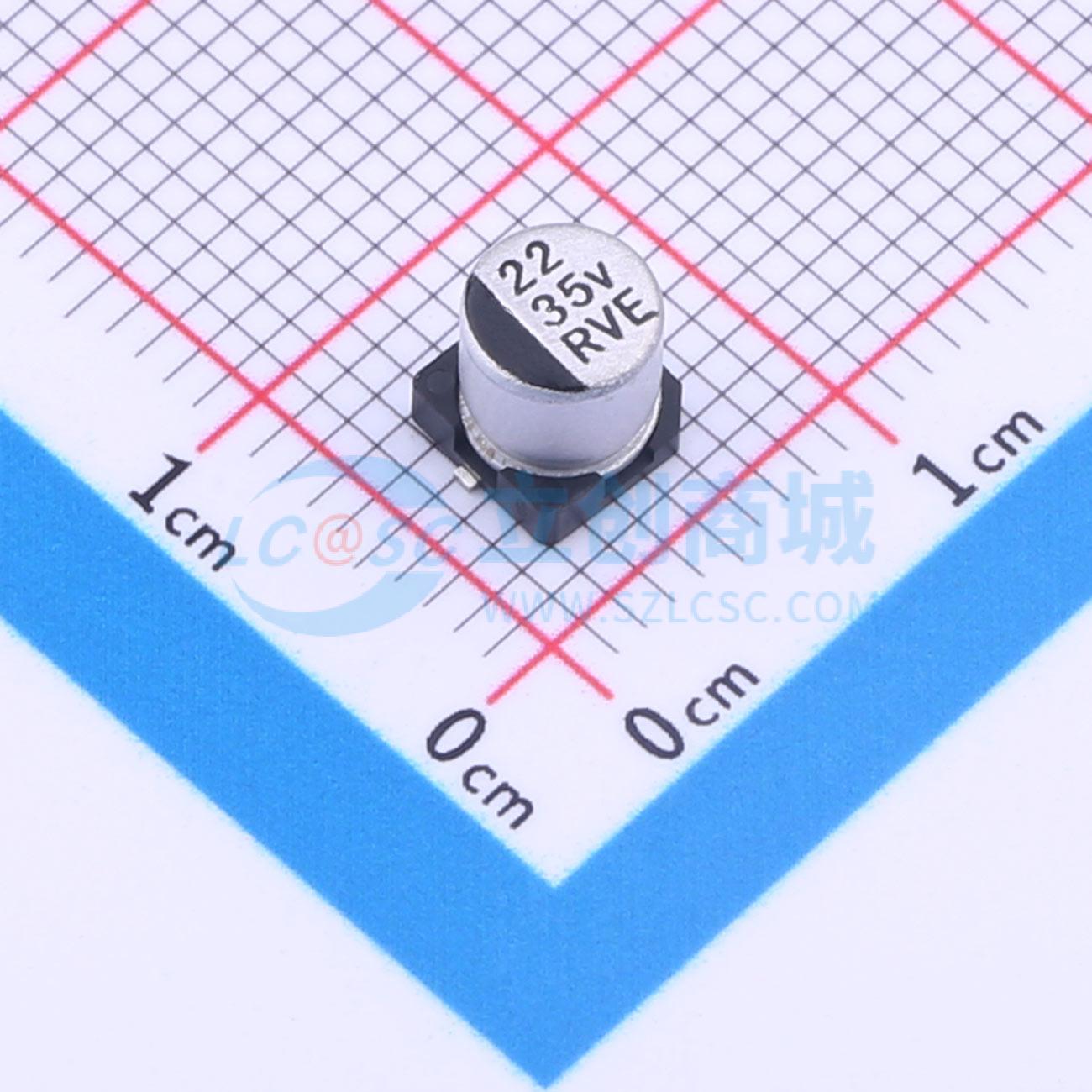 点击查看大图 RVE1V220M0505实物图