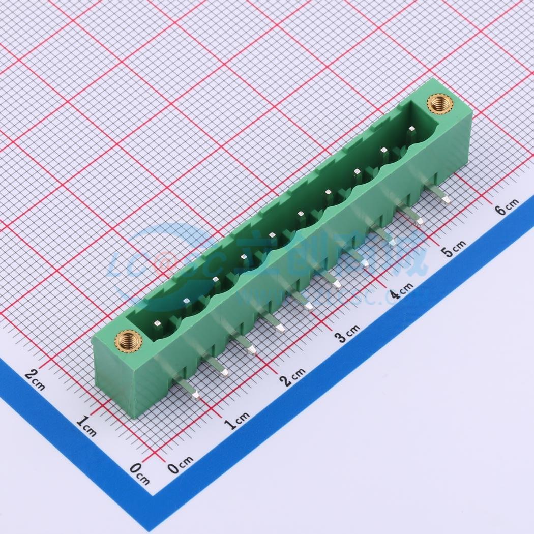 点击查看大图 MX2EDGRM-5.08-10P-GN01-Cu-A实物图