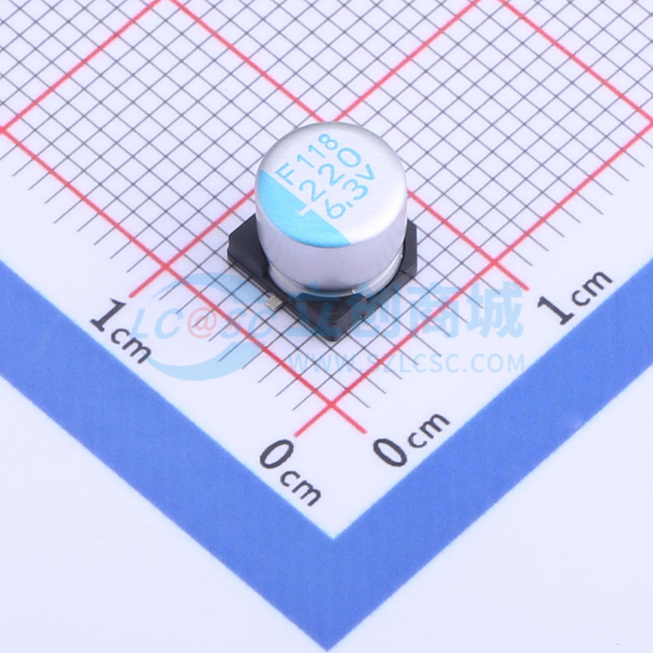 点击查看大图 APXF6R3ARA221MF61G实物图