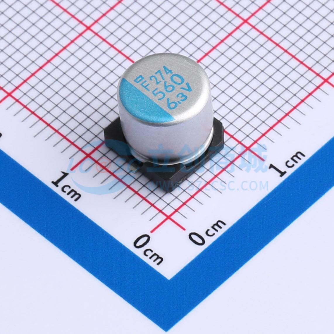 点击查看大图 APXF6R3ARA561MH80G实物图