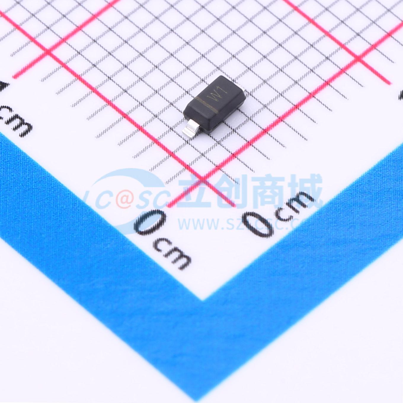 点击查看大图 BZT52C2V7实物图