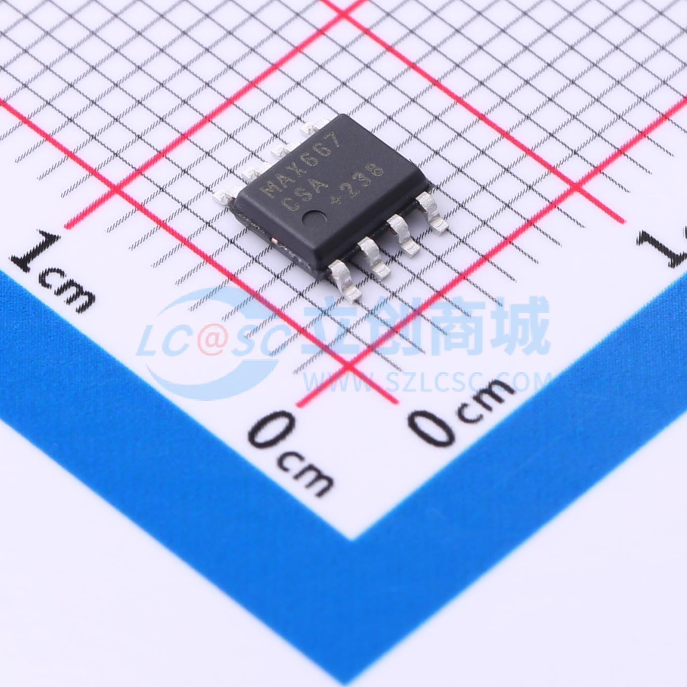 点击查看大图 MAX667CSA+T实物图