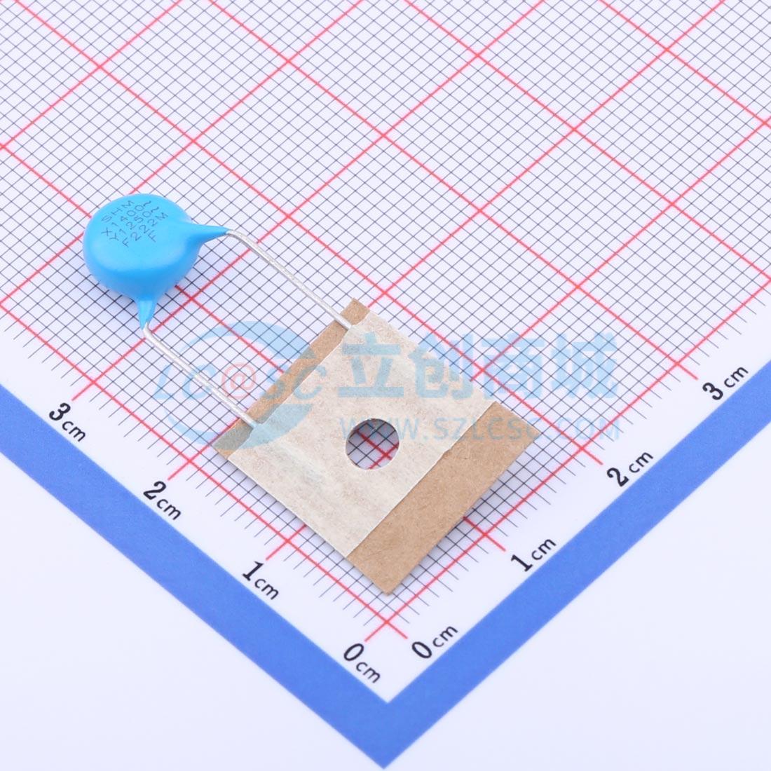 点击查看大图 DCF222M34Y5VG6VL0BU实物图