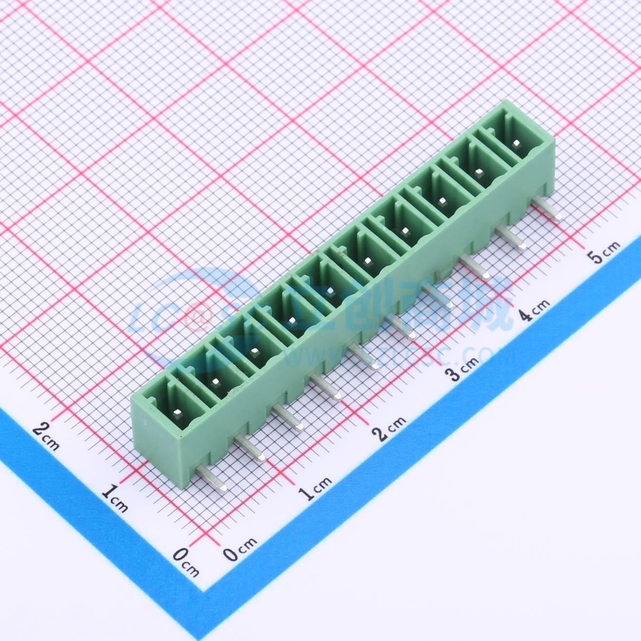 点击查看大图 DB1ERC-5.08-10P-GN实物图