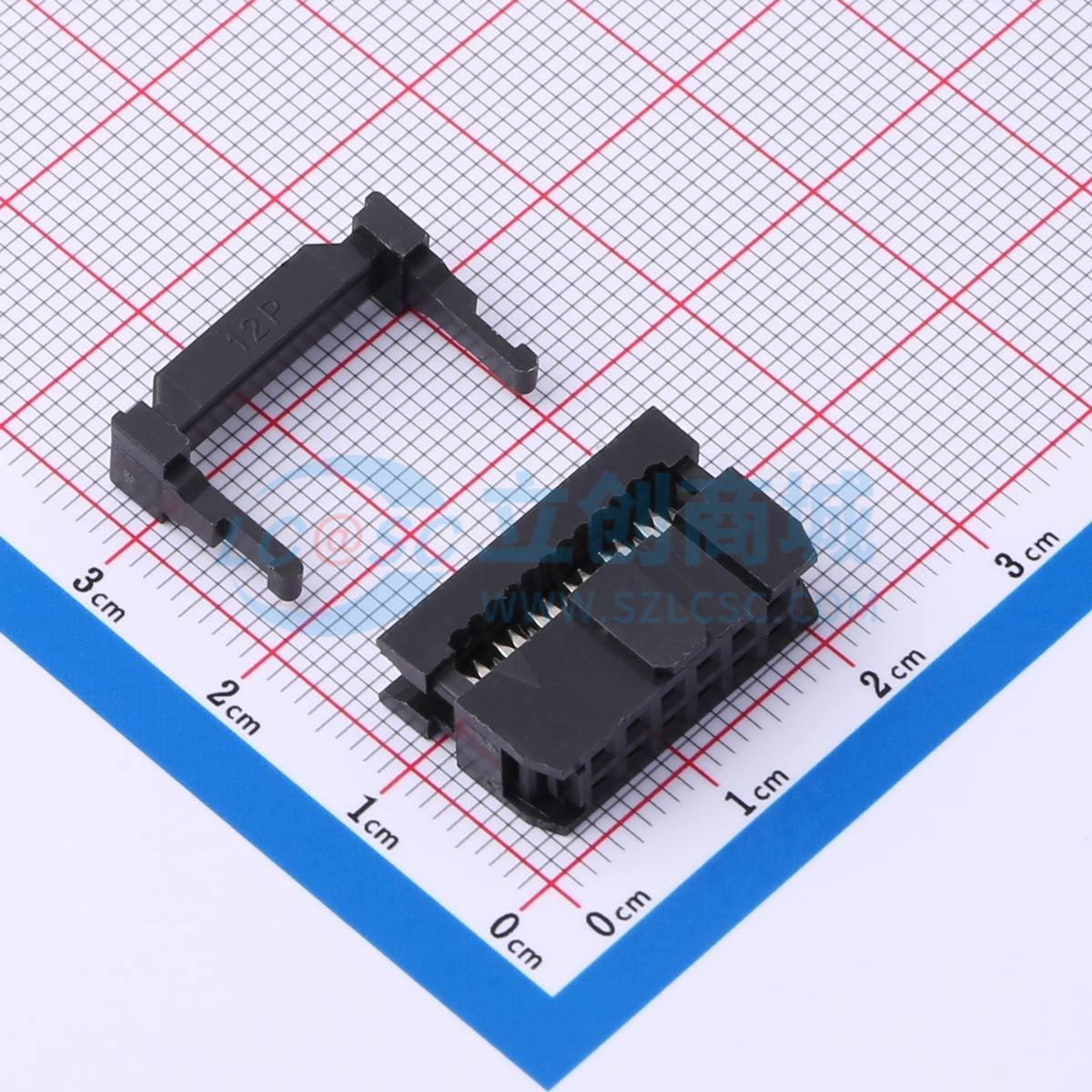 点击查看大图 FC-2.54-12P实物图
