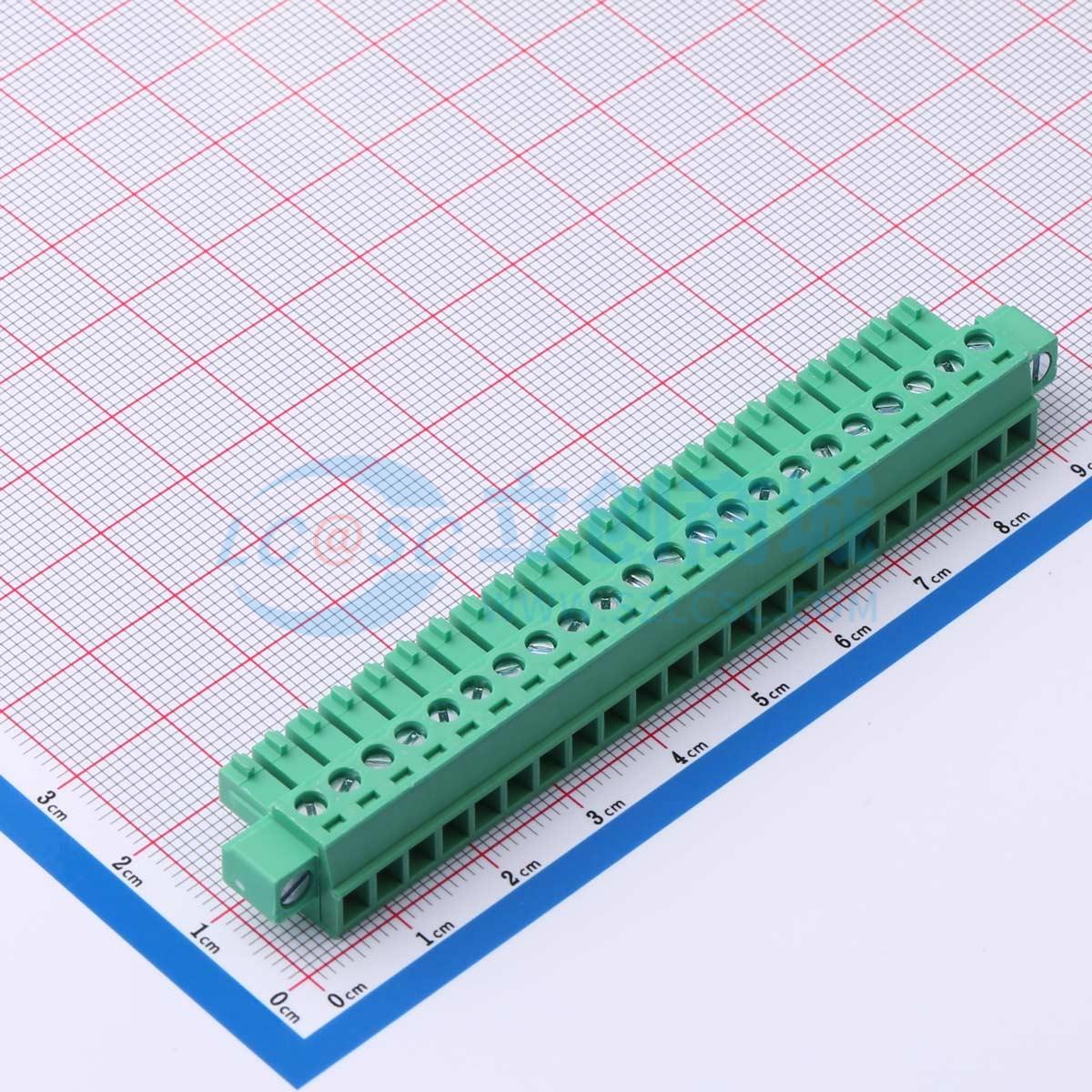 点击查看大图 MX15EDGKM-3.81-22P-GN01-Cu-Y-A实物图