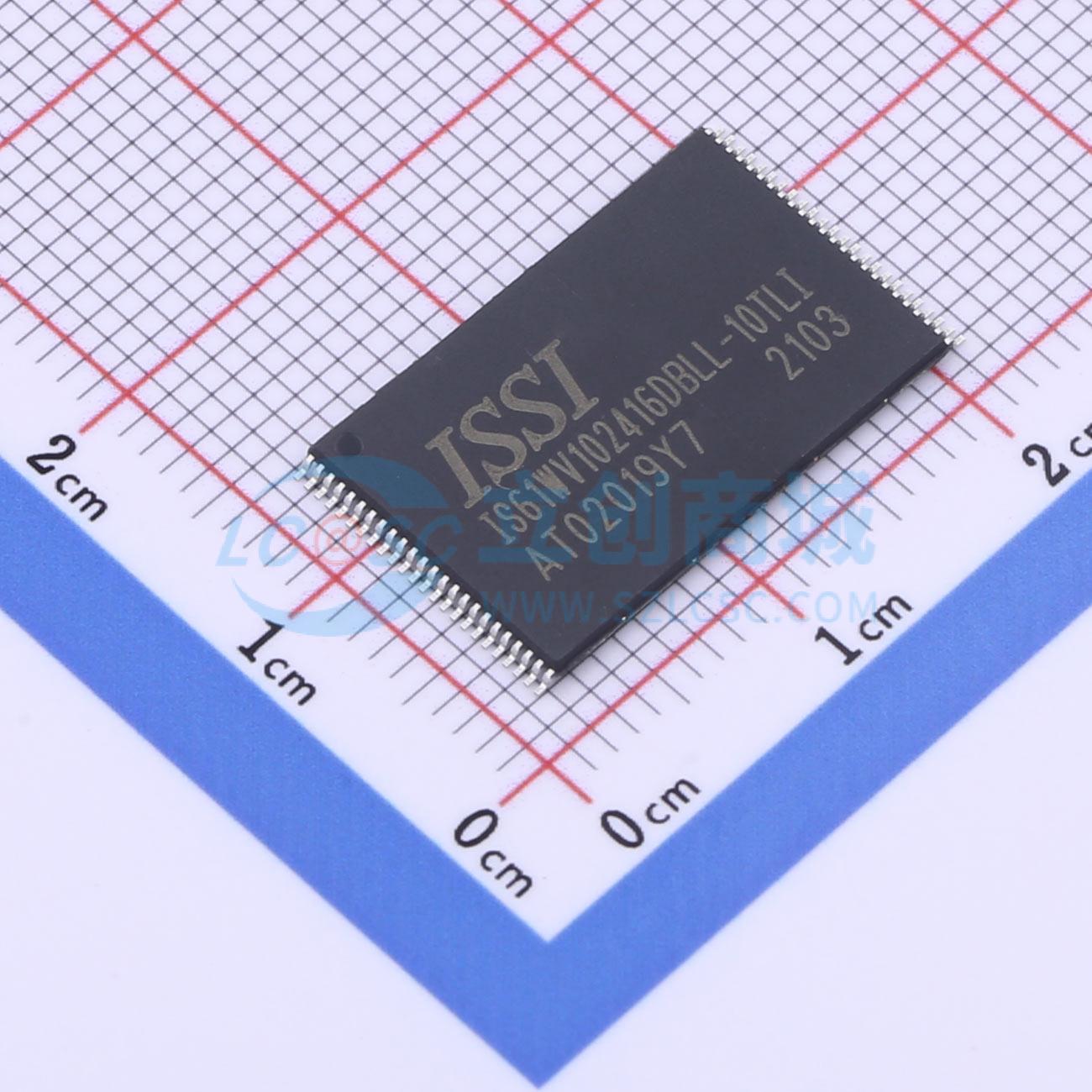 点击查看大图 IS61WV102416DBLL-10TLI实物图