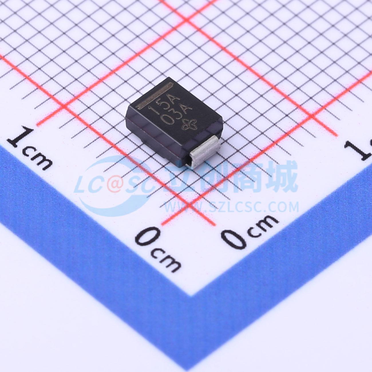 点击查看大图 P6SMB15A-E3/52实物图