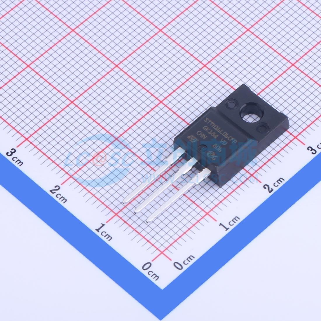 点击查看大图 STTH16L06CFP实物图