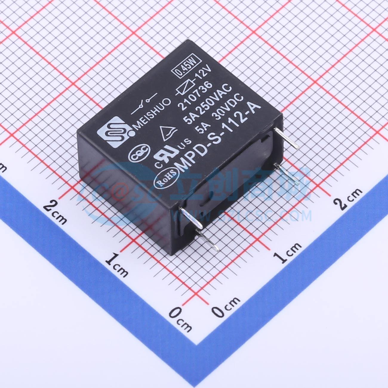 点击查看大图 MPD-S-112-A(0.45W5A)实物图