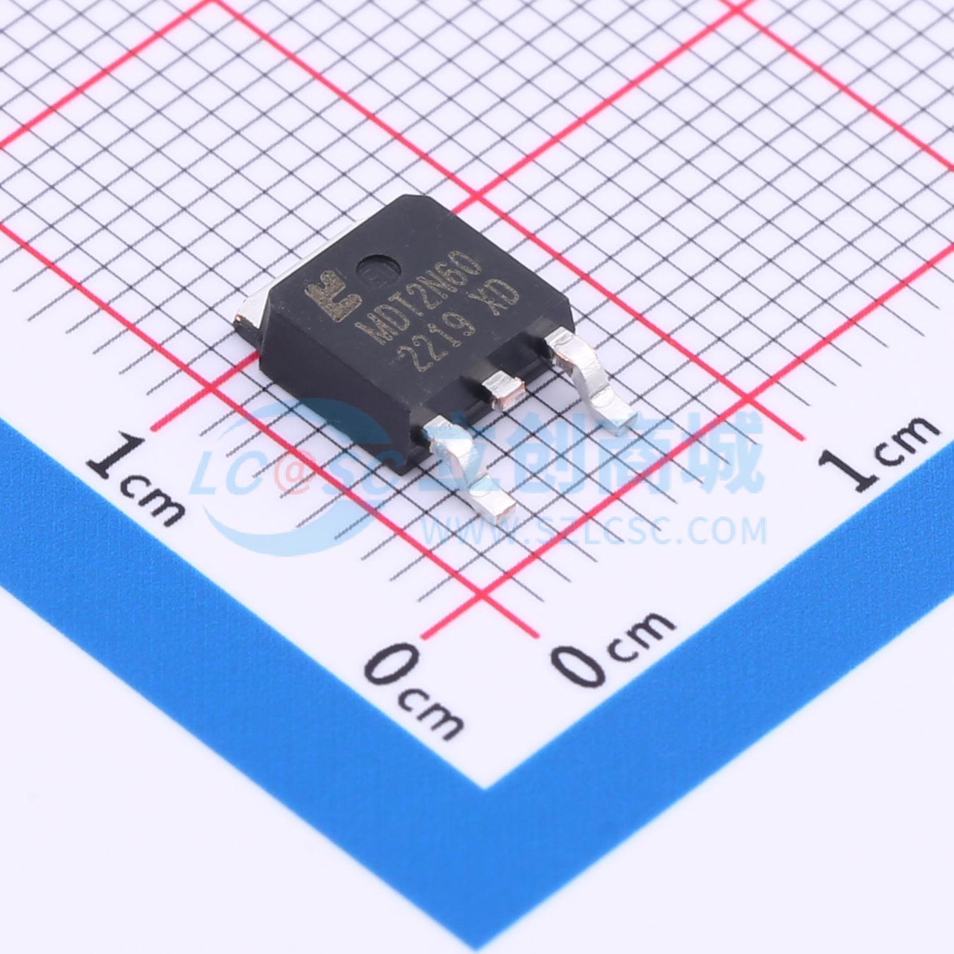 点击查看大图 MDT2N60实物图