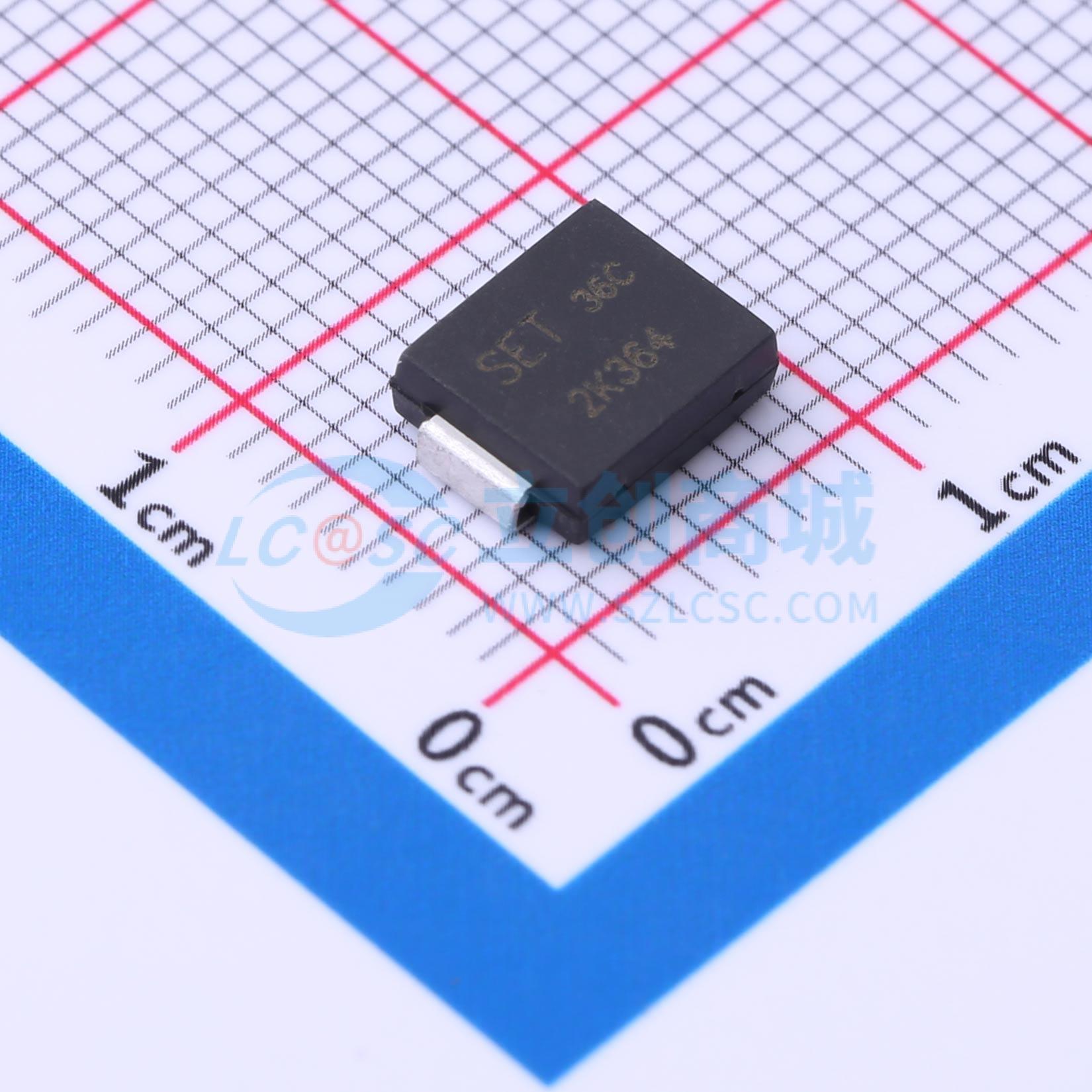 点击查看大图 1.5SMC36CA实物图